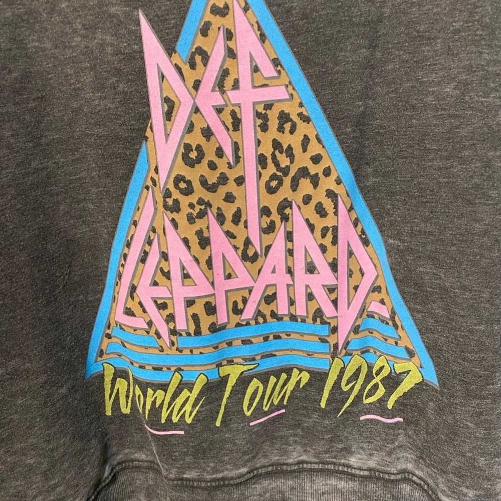 Recycled Karma Def Leppard World Tour 1987 Sweats… - image 7