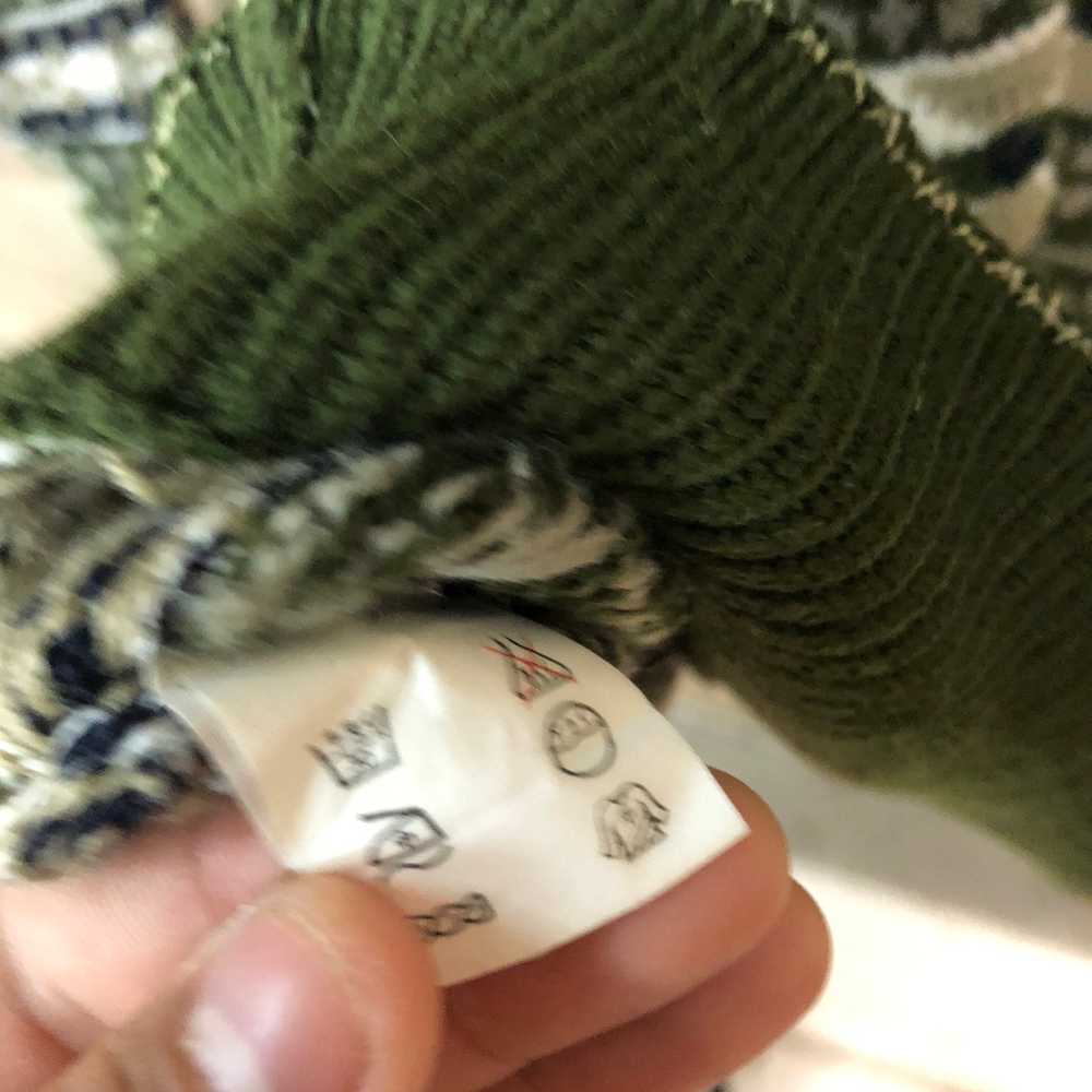 Homespun Knitwear - Yes Pleeze Patterned Knit Swe… - image 12