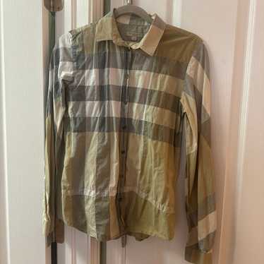 Burberry button up blouse