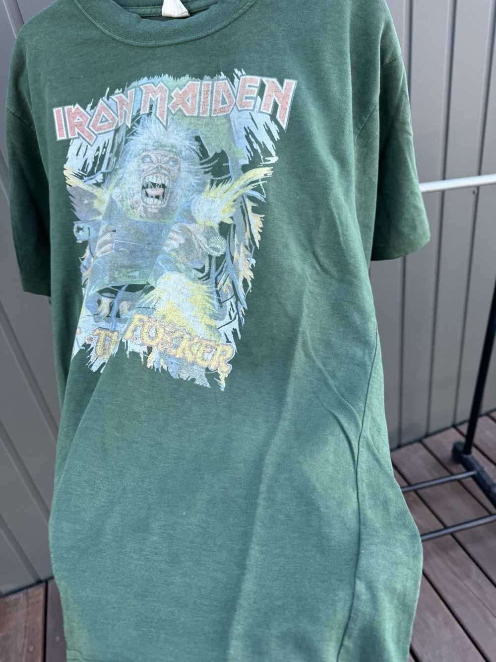 Iron Maiden × Rock T Shirt × Vintage Vintage 1990… - image 10