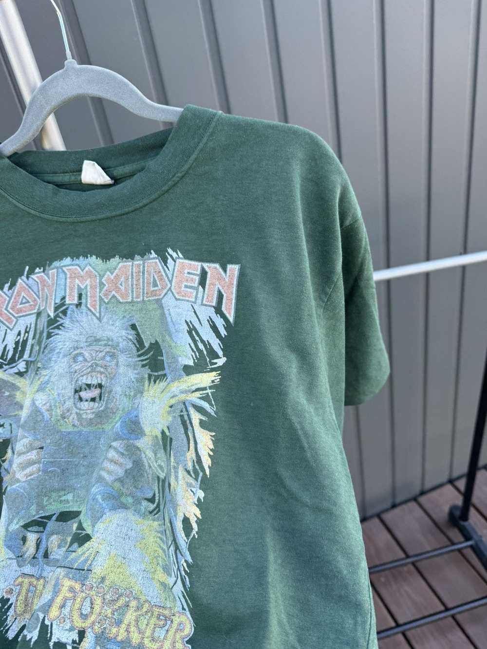 Iron Maiden × Rock T Shirt × Vintage Vintage 1990… - image 11