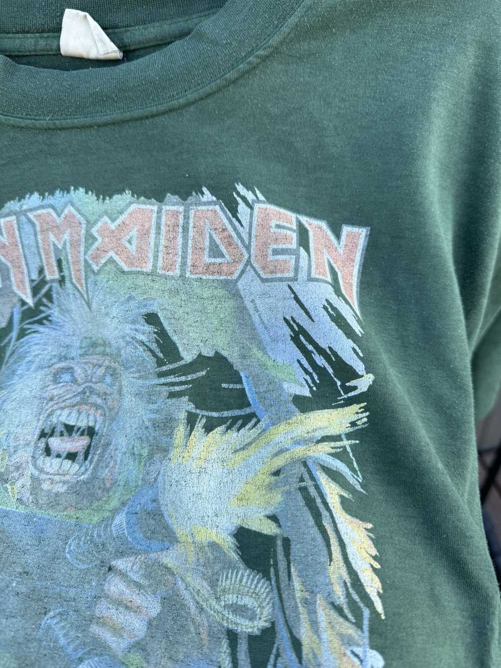 Iron Maiden × Rock T Shirt × Vintage Vintage 1990… - image 8