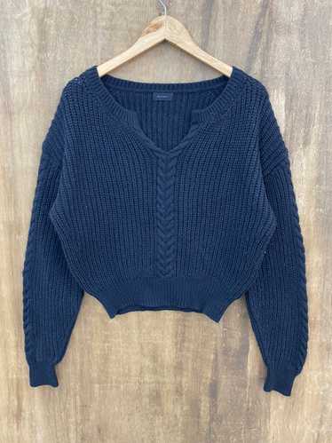 Homespun Knitwear - Apart By Lowrys Black Knit Swe