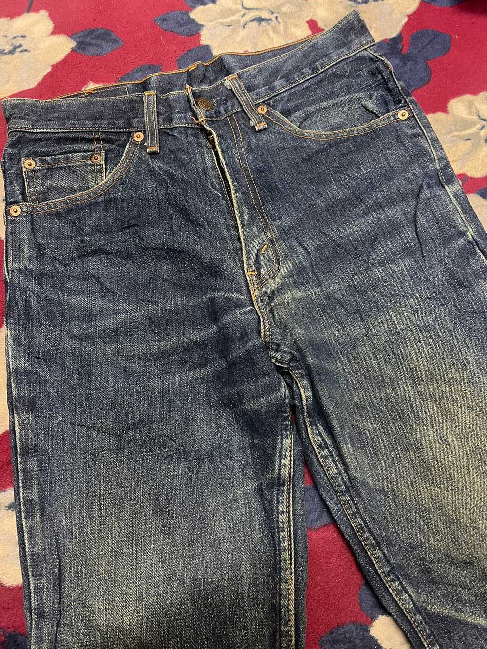 Vintage - Vintage levis 517 denim flaire cutting - image 5