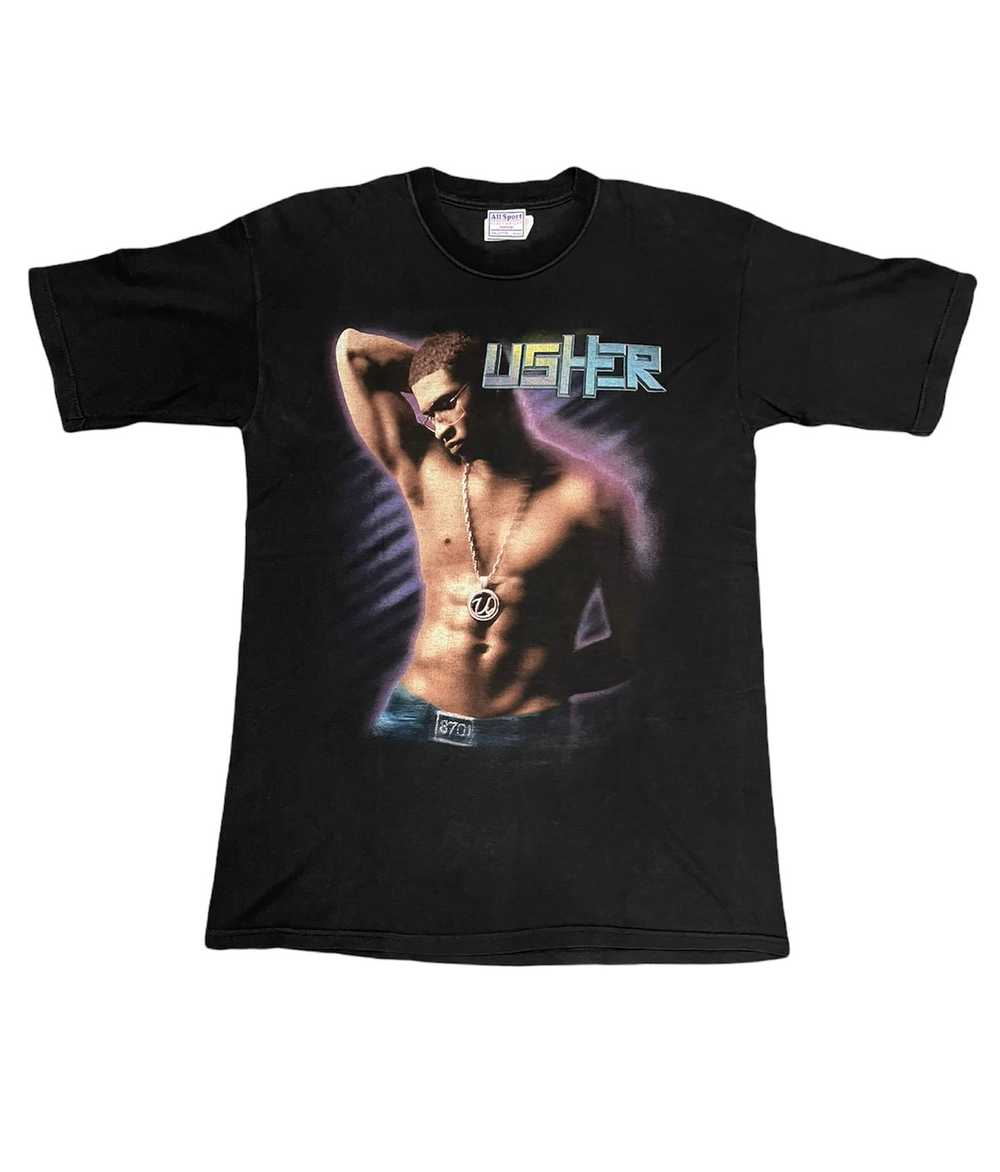 Vintage - Vintage Usher Solo singer rap tees - image 1