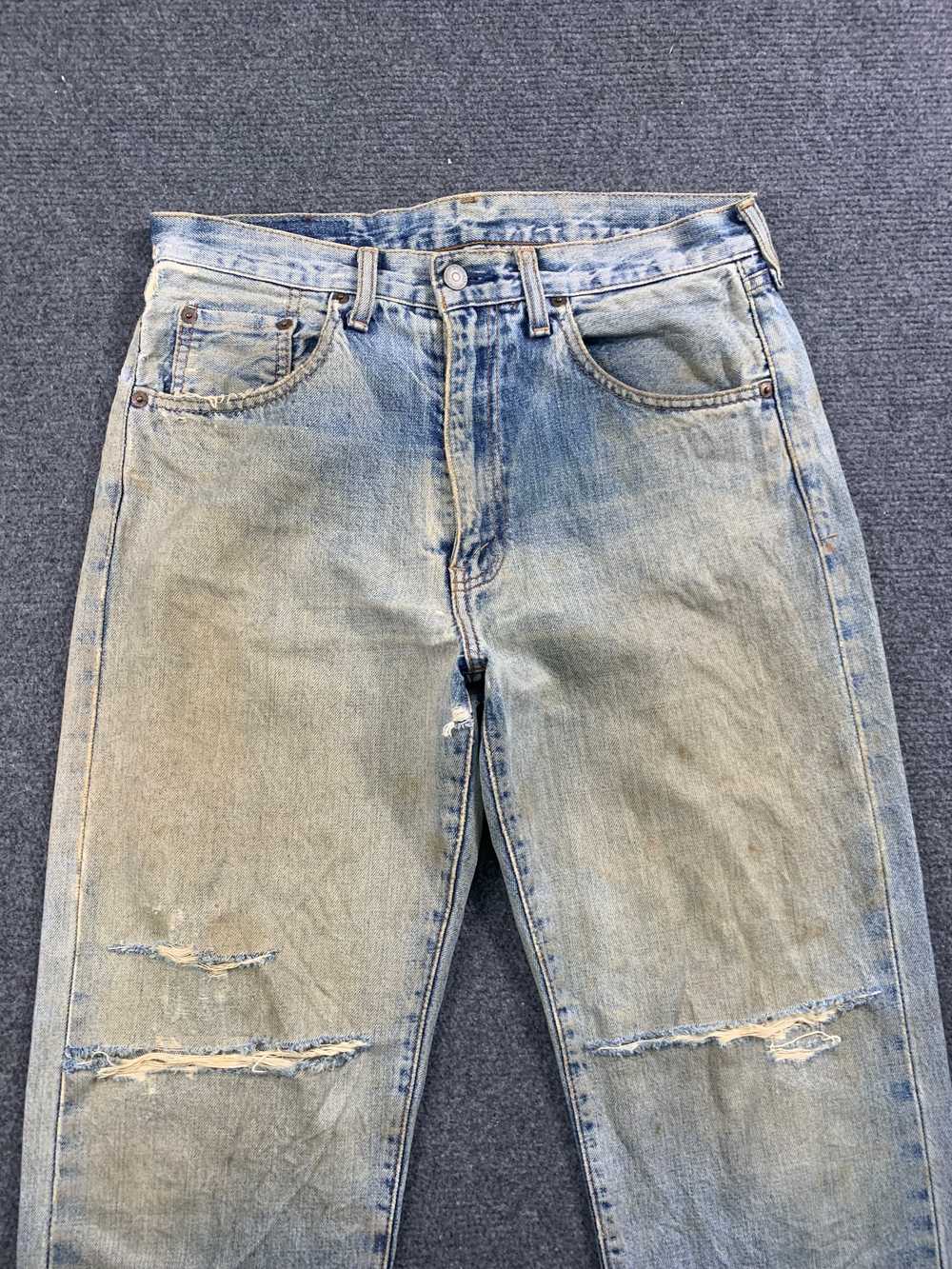 Vintage - Vintage LVC 90s Levis 502 Big E Selvedg… - image 2