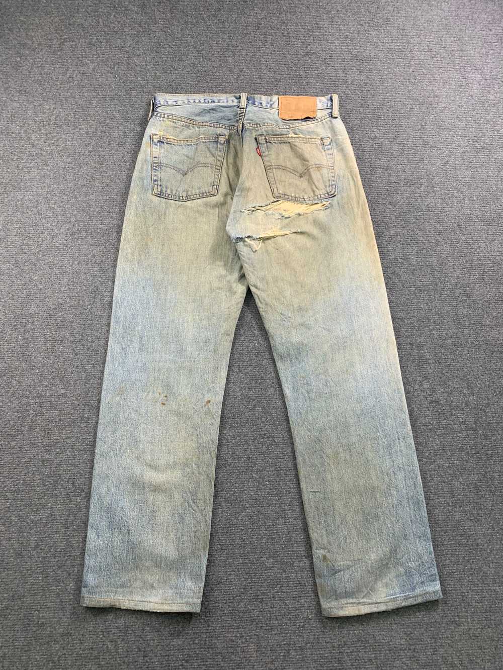 Vintage - Vintage LVC 90s Levis 502 Big E Selvedg… - image 3