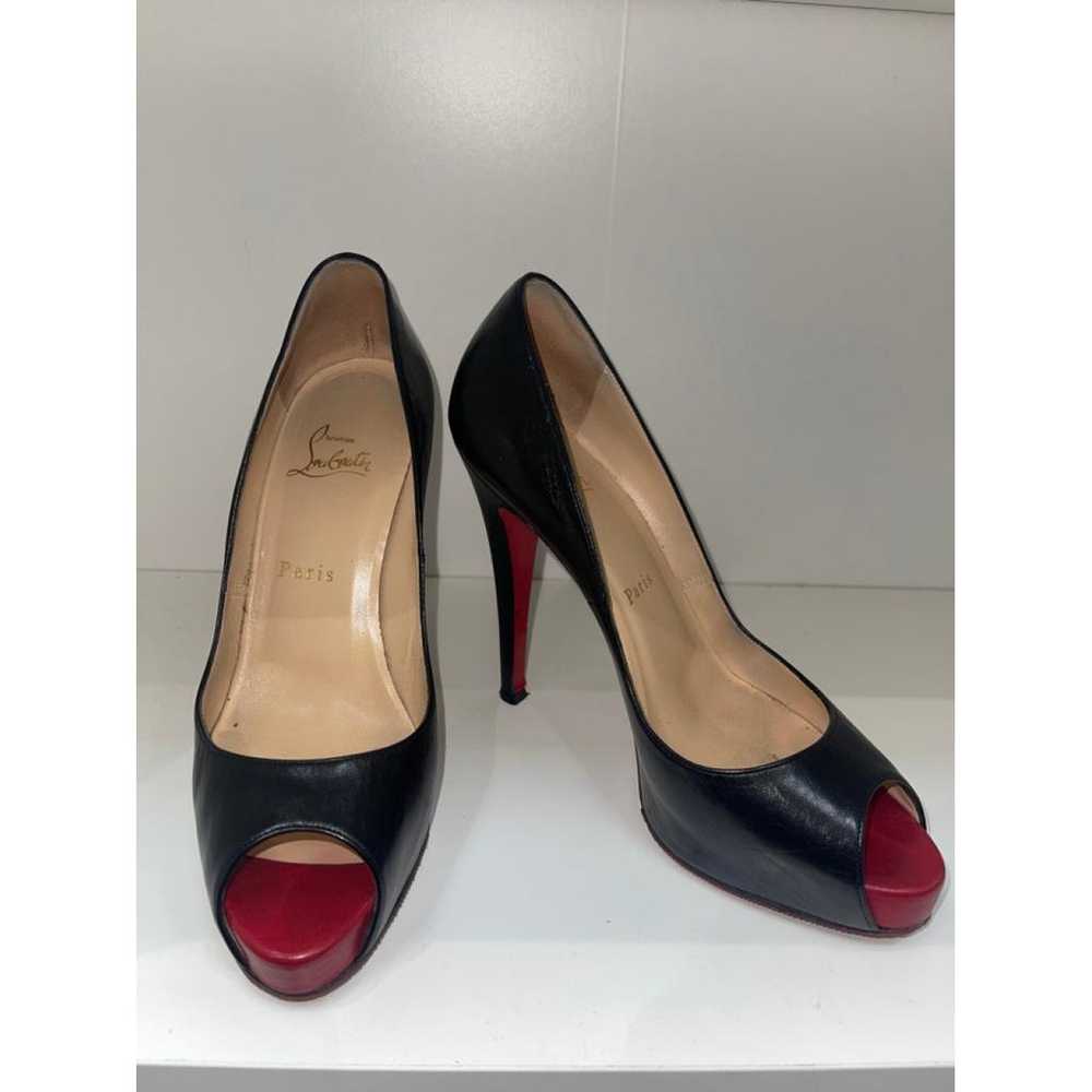 Christian Louboutin Very Privé leather heels - image 5