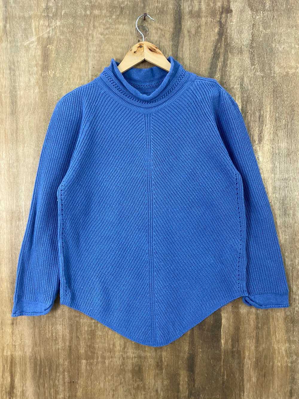 Homespun Knitwear - Japanese Brand Blue Knit Swea… - image 1
