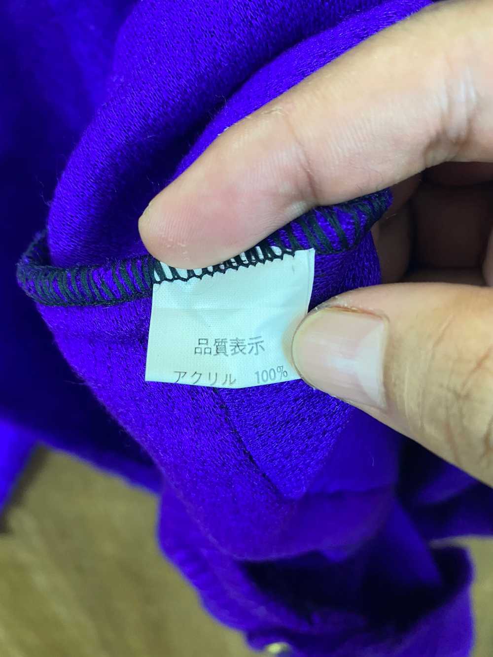 Homespun Knitwear - Japanese Brand Purple Cardiga… - image 5