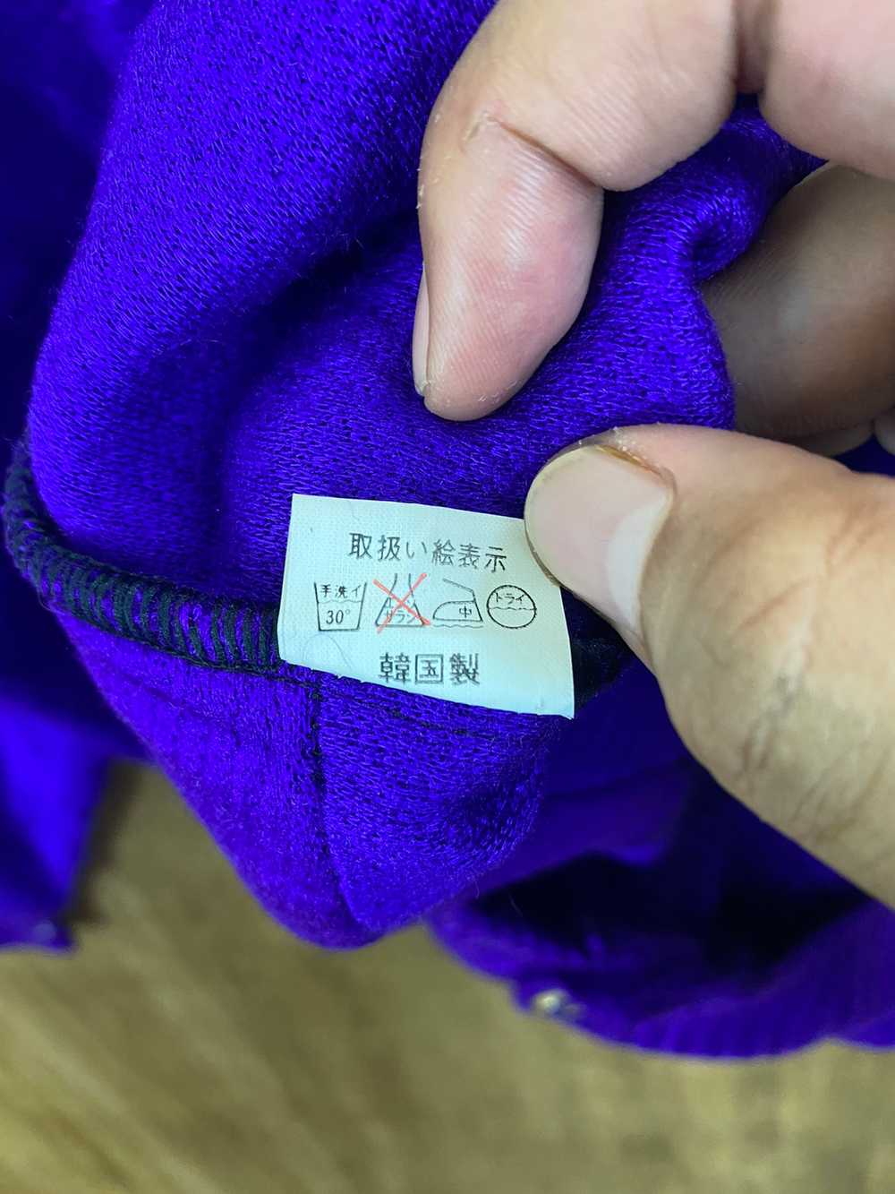 Homespun Knitwear - Japanese Brand Purple Cardiga… - image 6