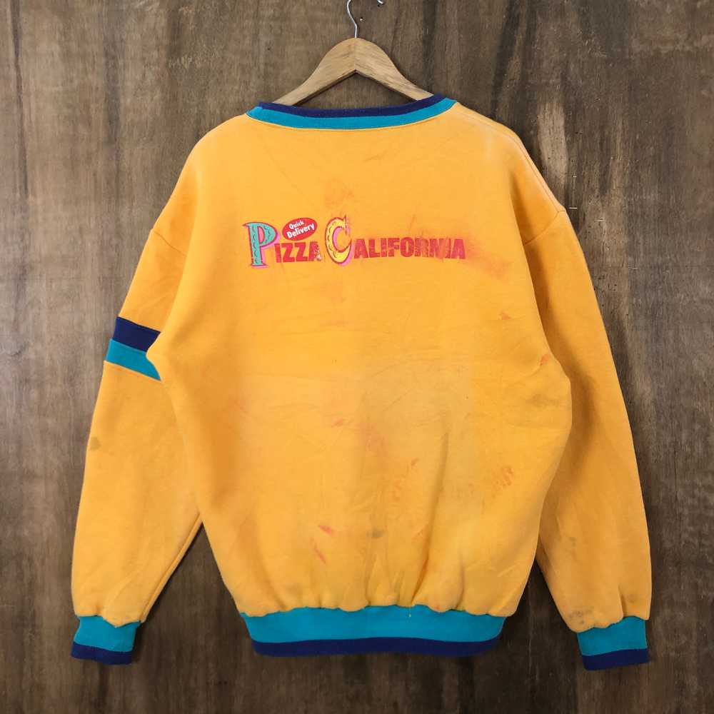 Vintage - Vtg Pizza Californa Made In Japan Sweat… - image 1