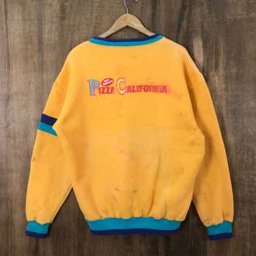 Vintage - Vtg Pizza Californa Made In Japan Sweat… - image 1