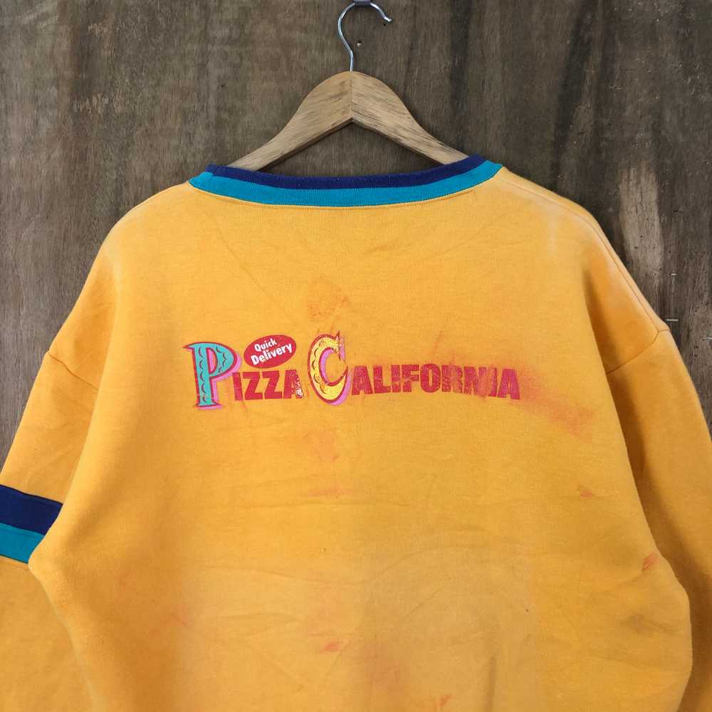 Vintage - Vtg Pizza Californa Made In Japan Sweat… - image 2