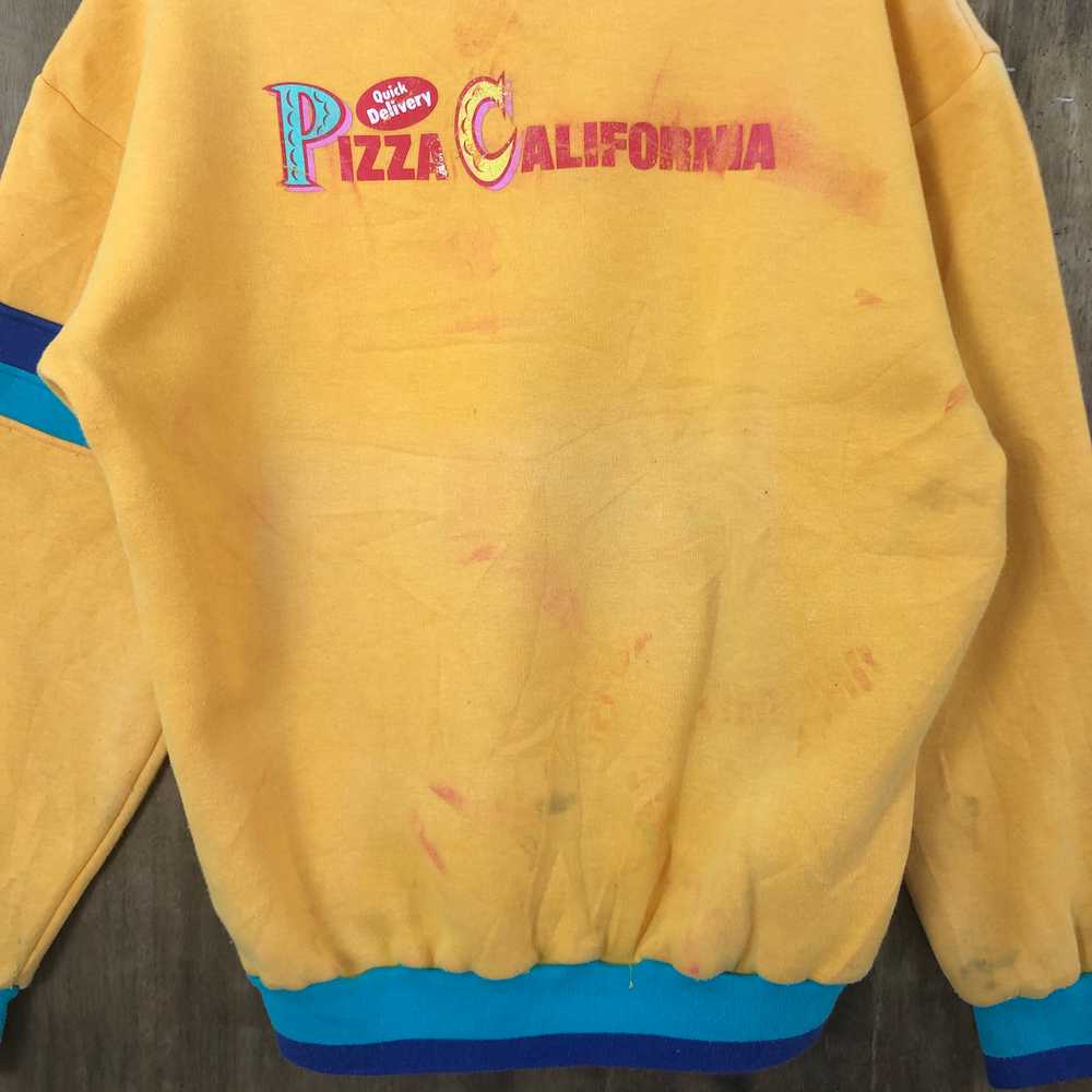 Vintage - Vtg Pizza Californa Made In Japan Sweat… - image 7