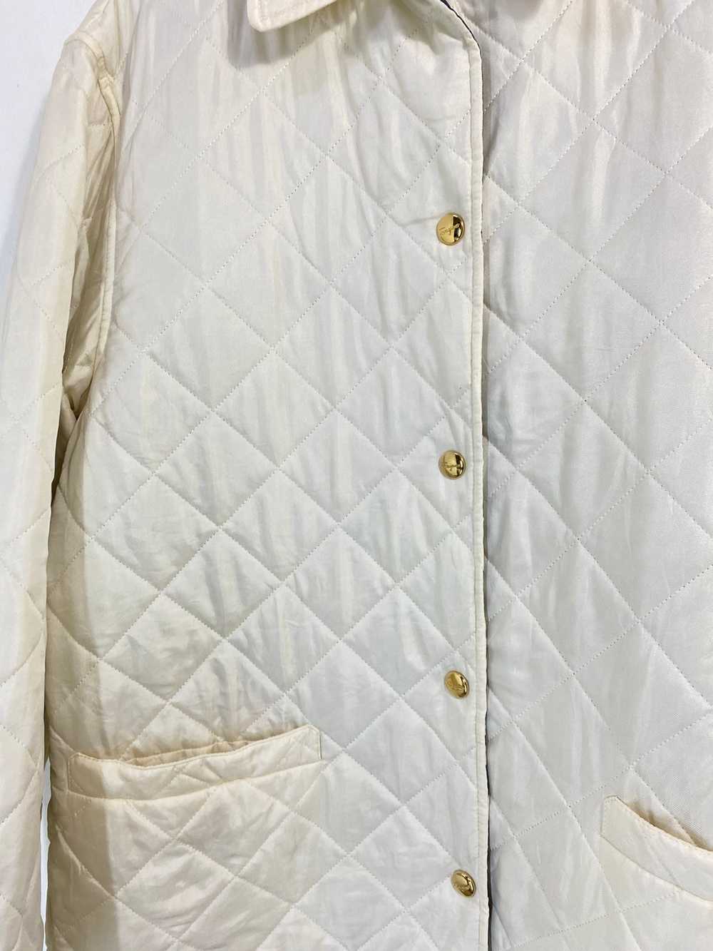 Made in Italy Salvatore ferragamo silk Quilted Ja… - image 5