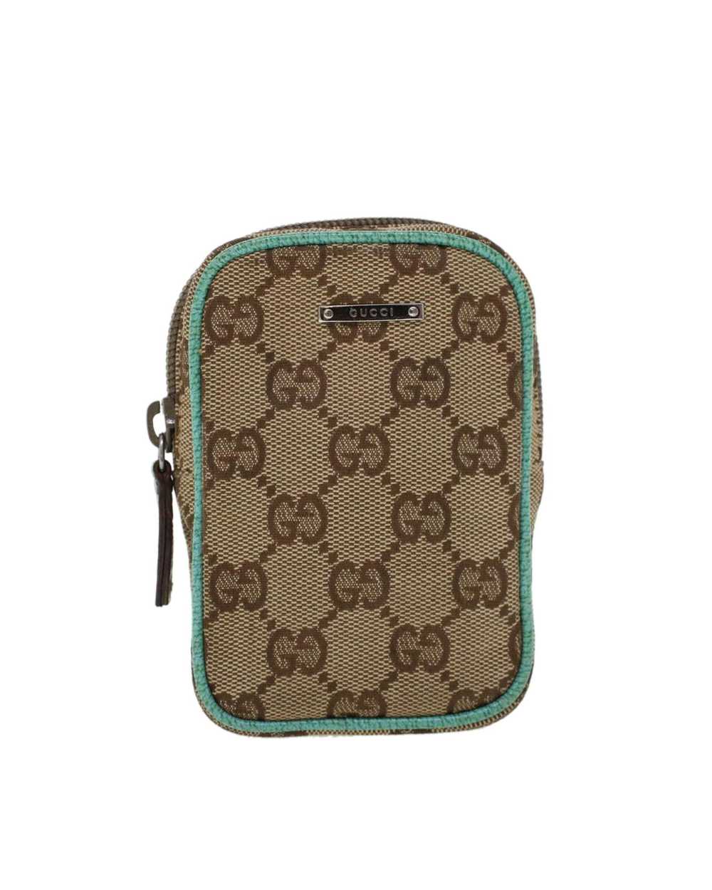 Gucci GG Canvas Cigarette Case with Beige and Lig… - image 2