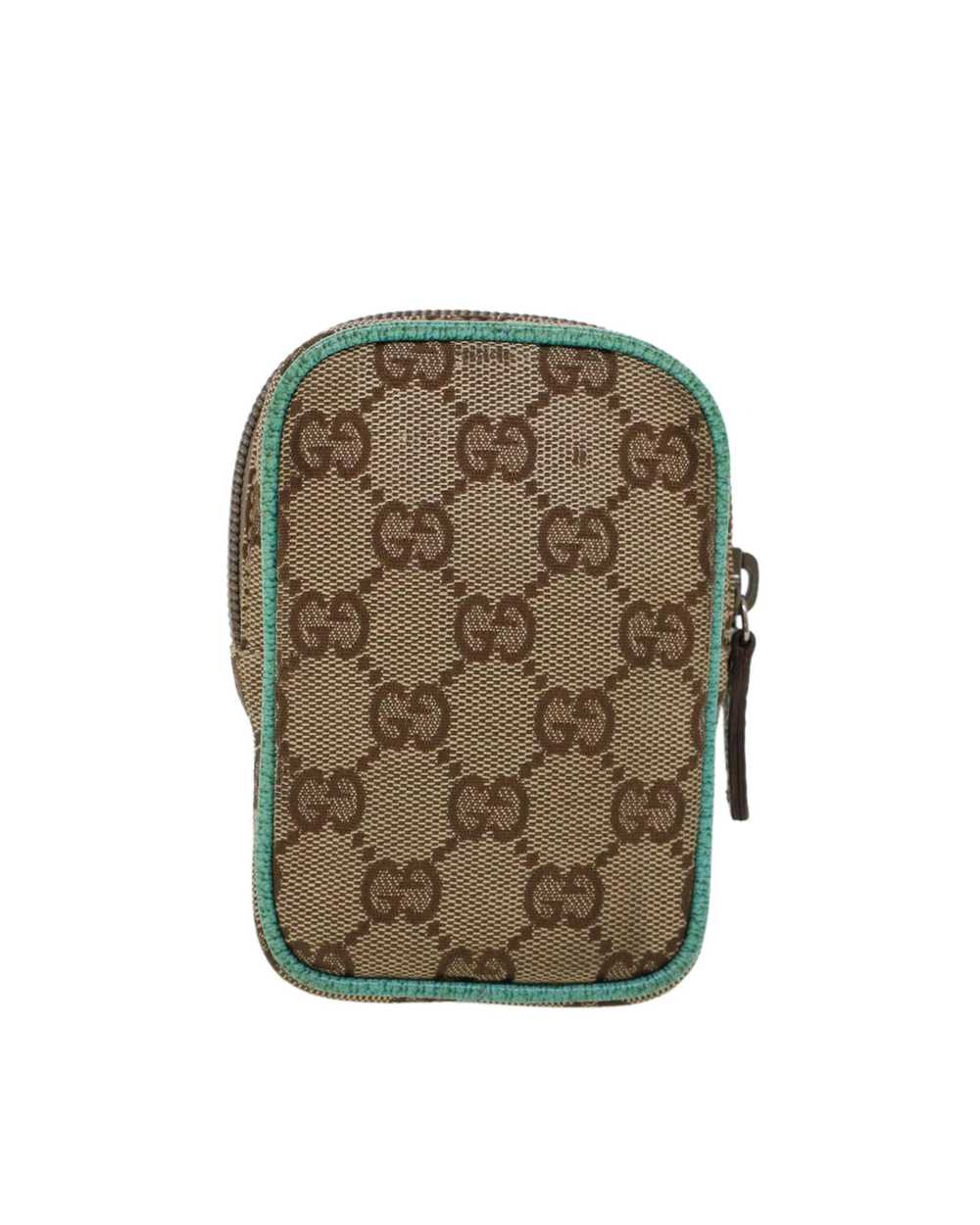 Gucci GG Canvas Cigarette Case with Beige and Lig… - image 3