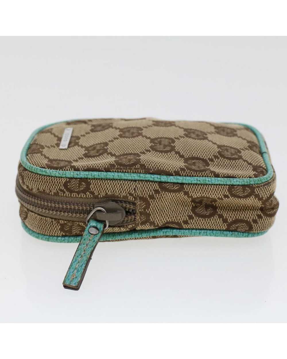 Gucci GG Canvas Cigarette Case with Beige and Lig… - image 4