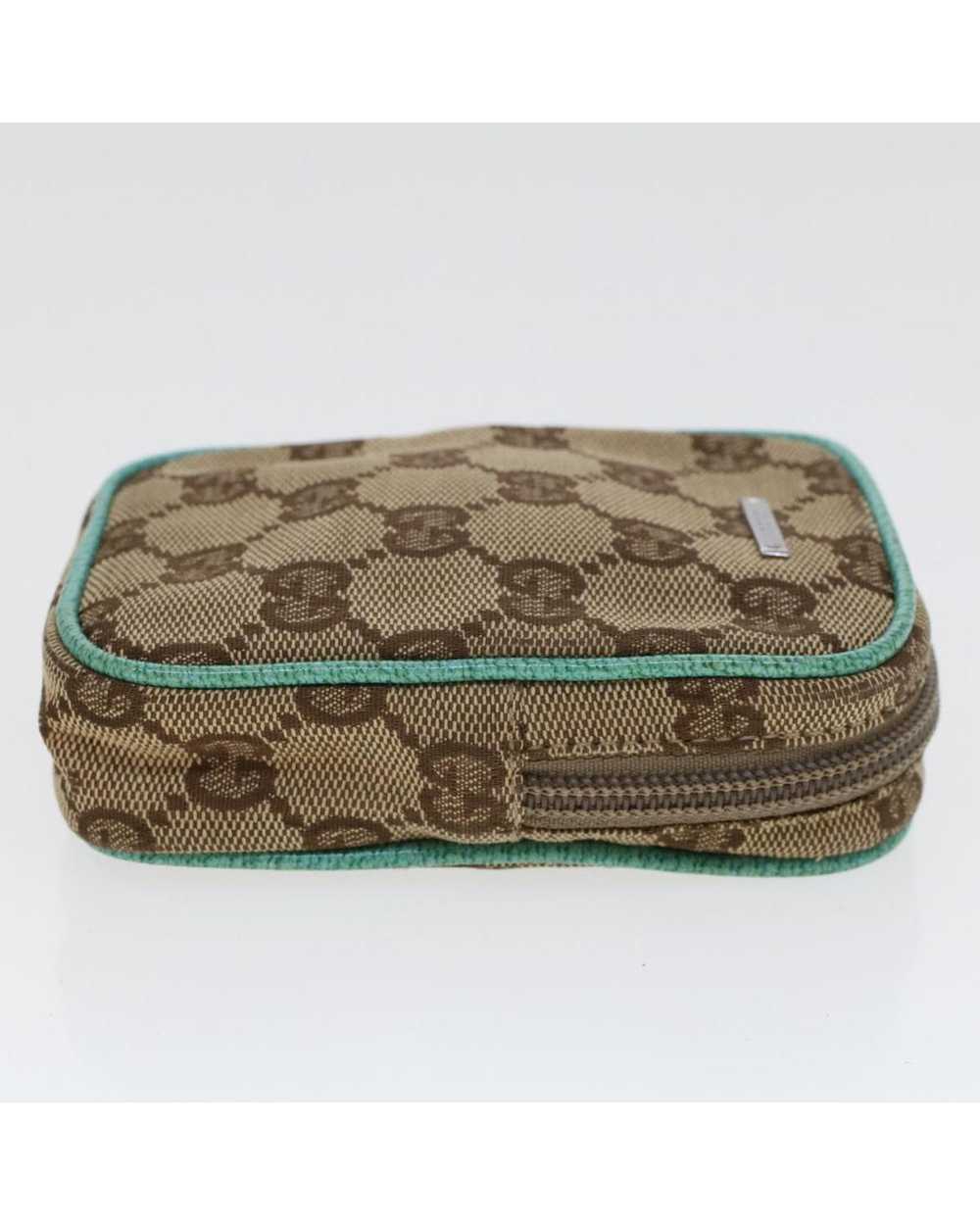 Gucci GG Canvas Cigarette Case with Beige and Lig… - image 5