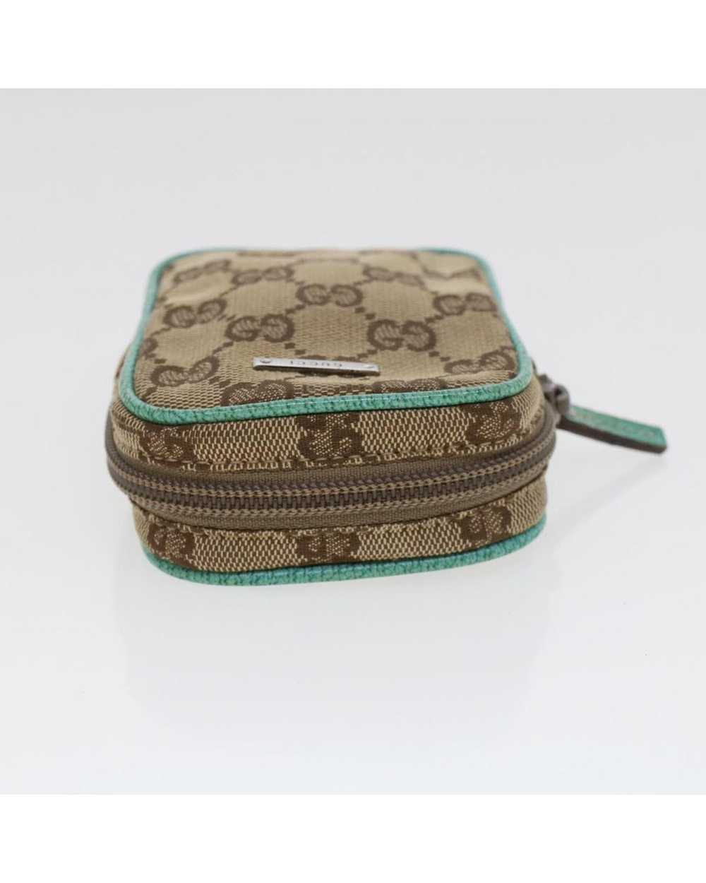 Gucci GG Canvas Cigarette Case with Beige and Lig… - image 6