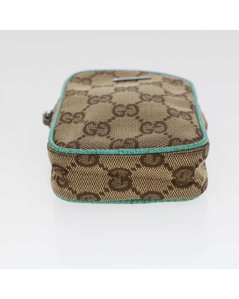 Gucci GG Canvas Cigarette Case with Beige and Lig… - image 7