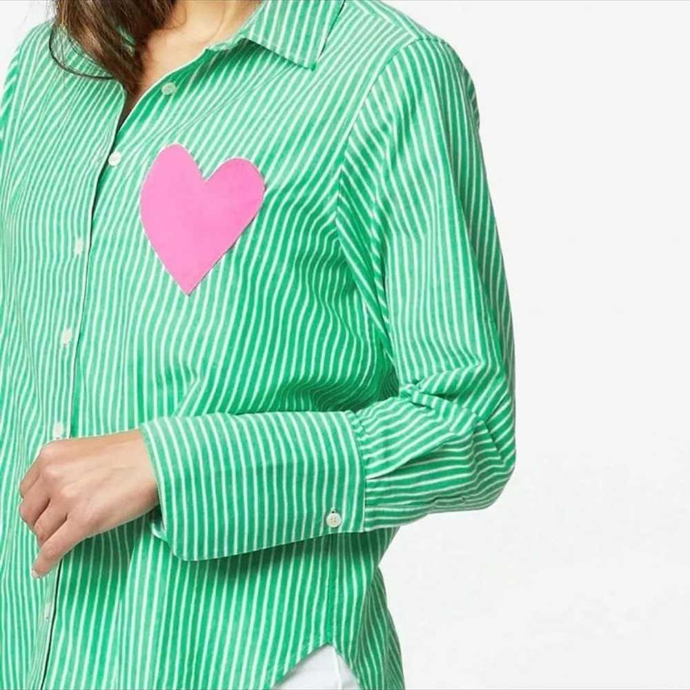 270400 Kerri Rosenthal Mia Heart Patch Shirt Tuni… - image 3
