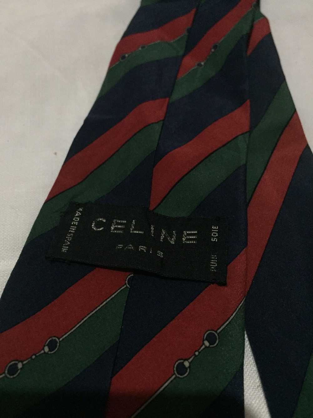 Celine × Luxury × Other Vintage CELINE neck tie - image 3