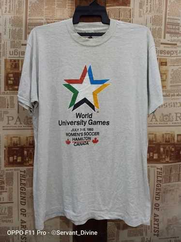 Vintage Vtg WORLD UNIVERSITY GAMES 1993 Canada Tee