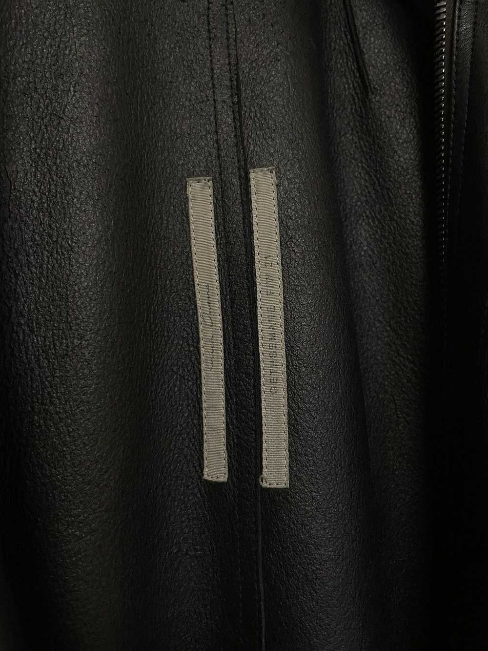 Rick Owens Leather Klaus Coat - F/W 2021 Runway G… - image 4
