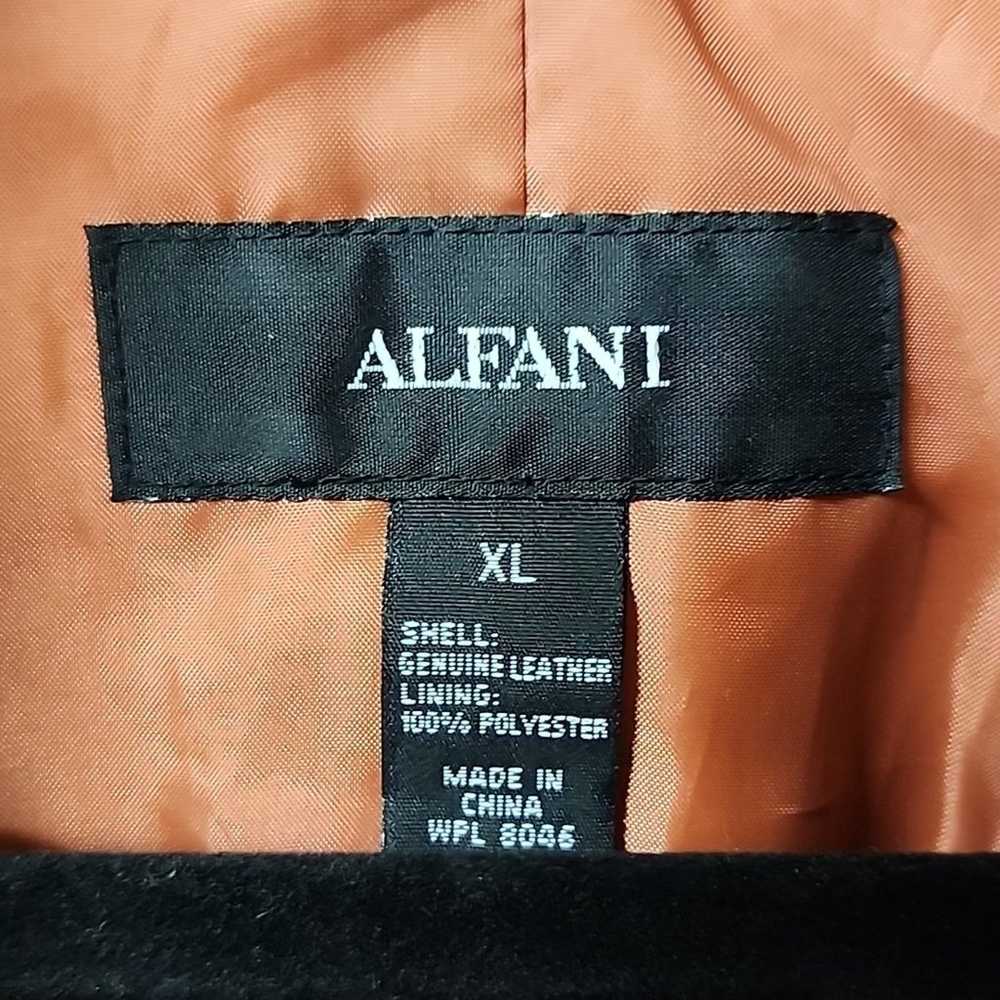 Alfani Pink Leather Snakeskin Print Moto Jacket W… - image 4