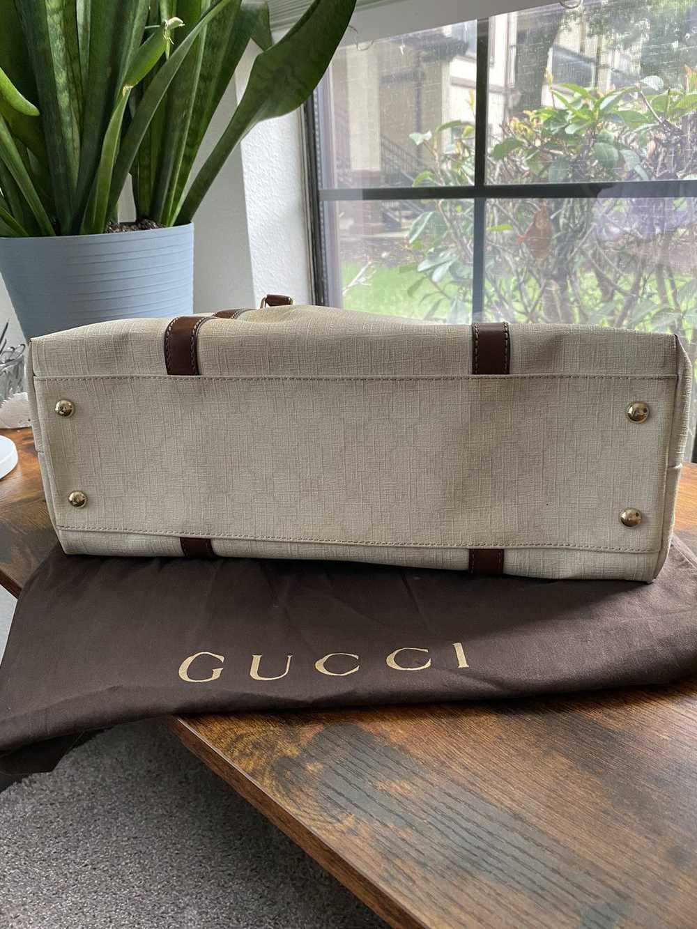 Gucci Gucci GG Monogram Coconut swing tote - image 7