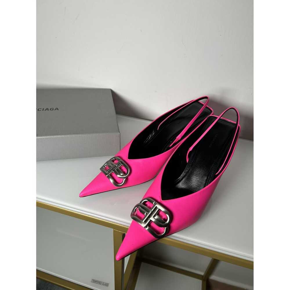 Balenciaga Bb leather heels - image 10