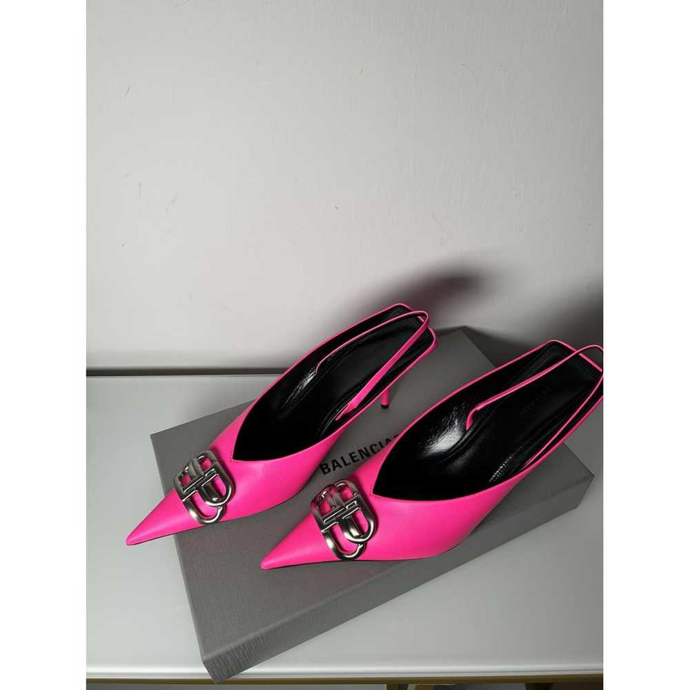 Balenciaga Bb leather heels - image 2