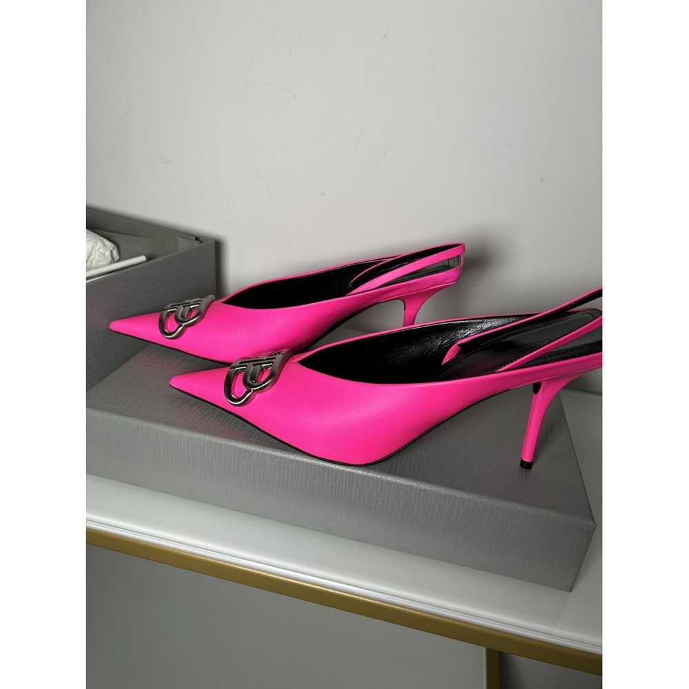 Balenciaga Bb leather heels - image 3