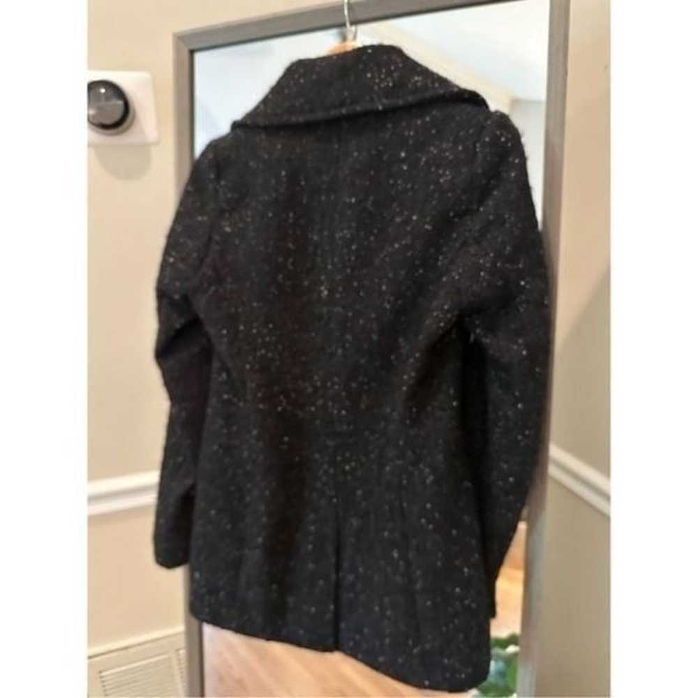Calvin Klein Tweed Wool Blend Coat Size Small - image 3