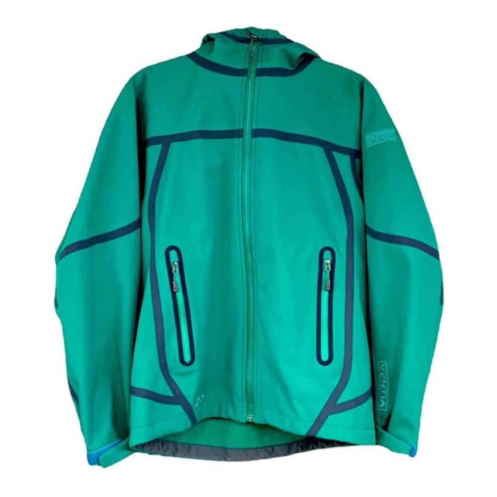 Outdoor Research Green Mithril Hooded Softshell J… - image 1