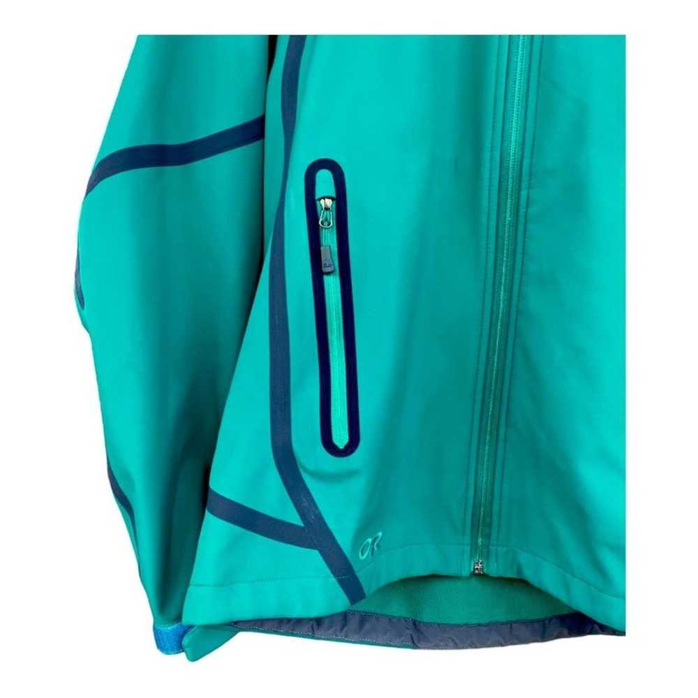 Outdoor Research Green Mithril Hooded Softshell J… - image 7