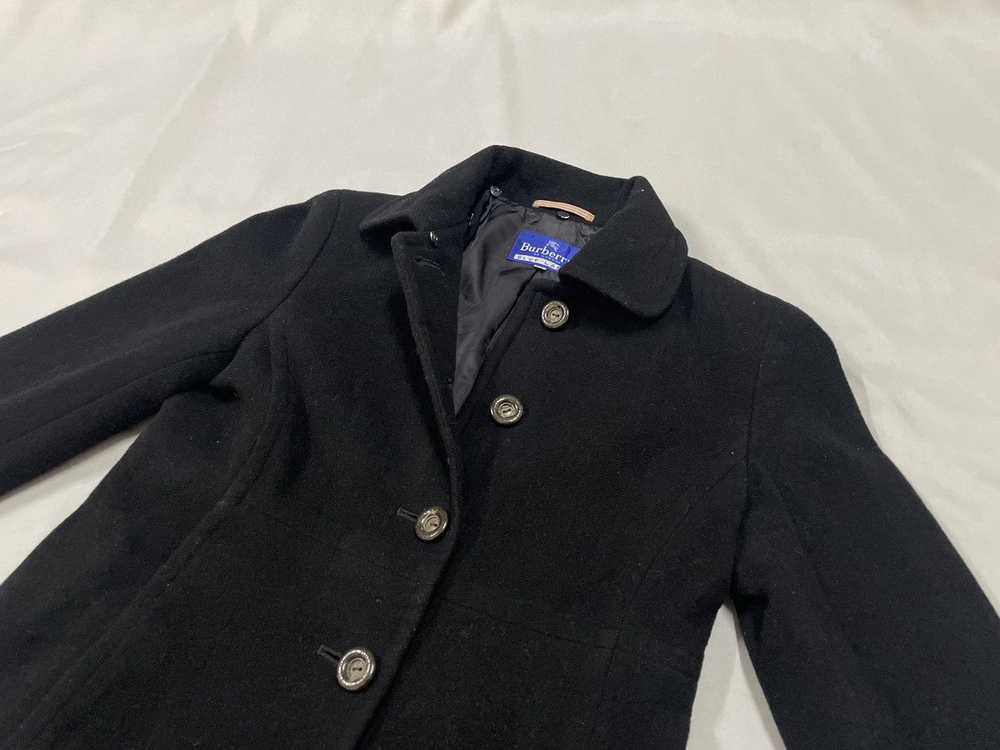 Burberry Burberry Blue Label wool overcoat black … - image 2