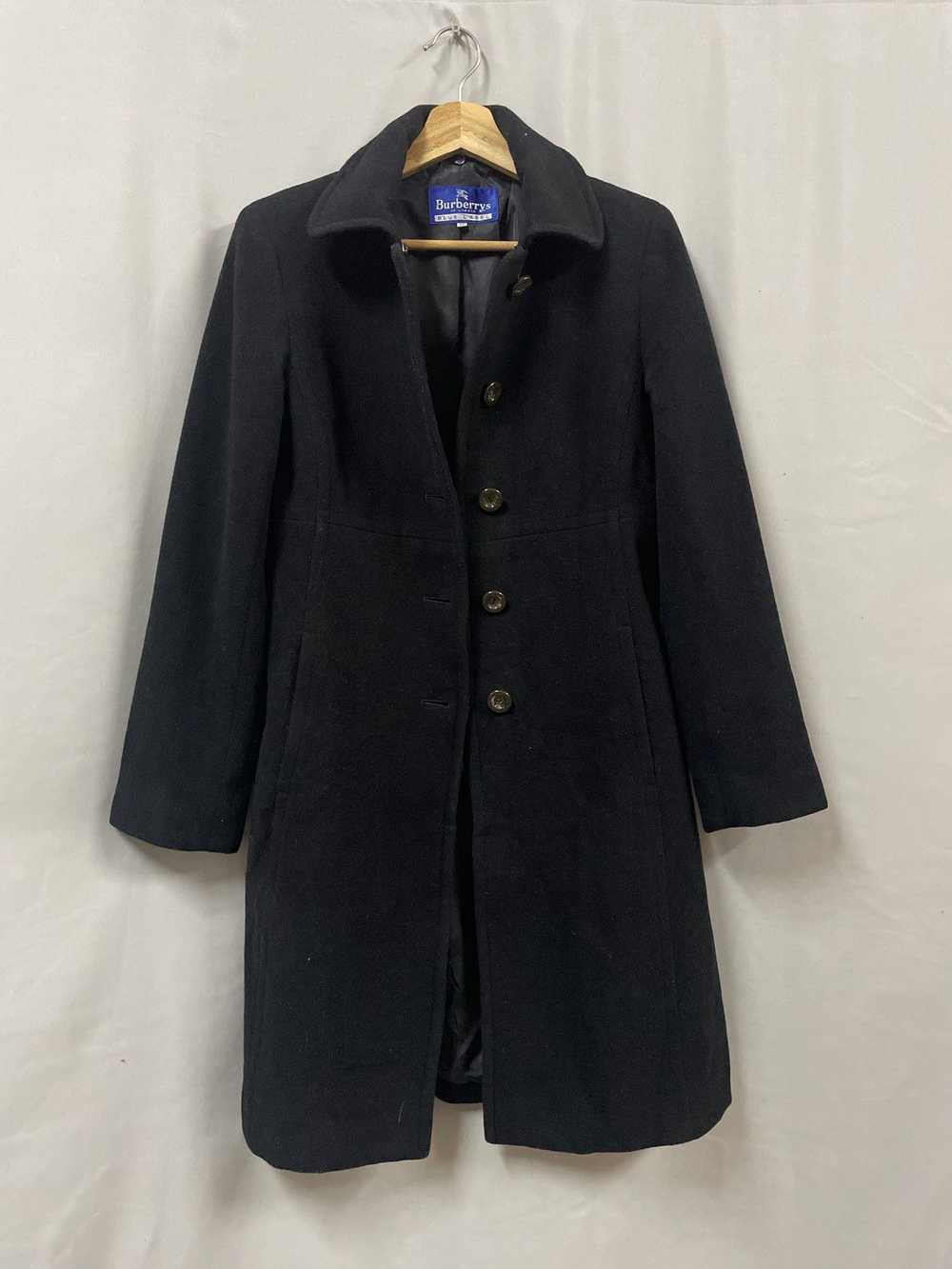 Burberry Burberry Blue Label wool overcoat black … - image 3