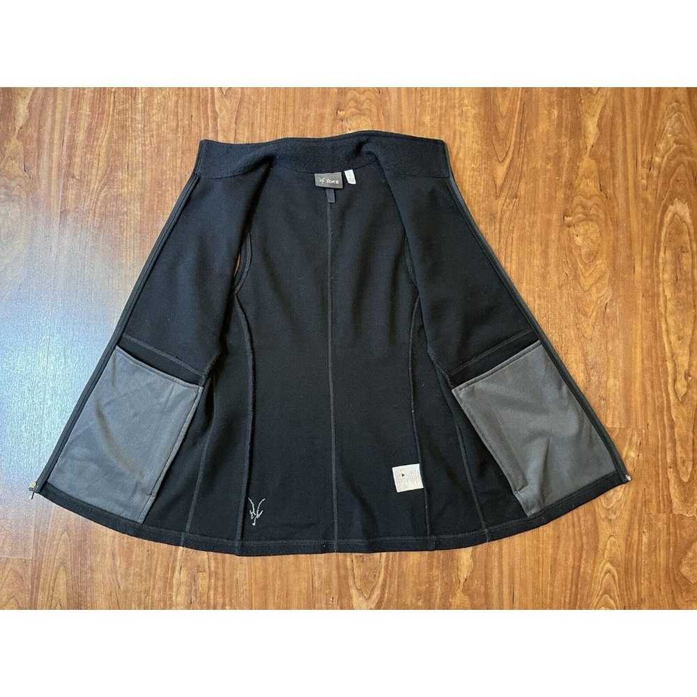 Ibex Vest Women's Size Small Black Merino Wool Fu… - image 6