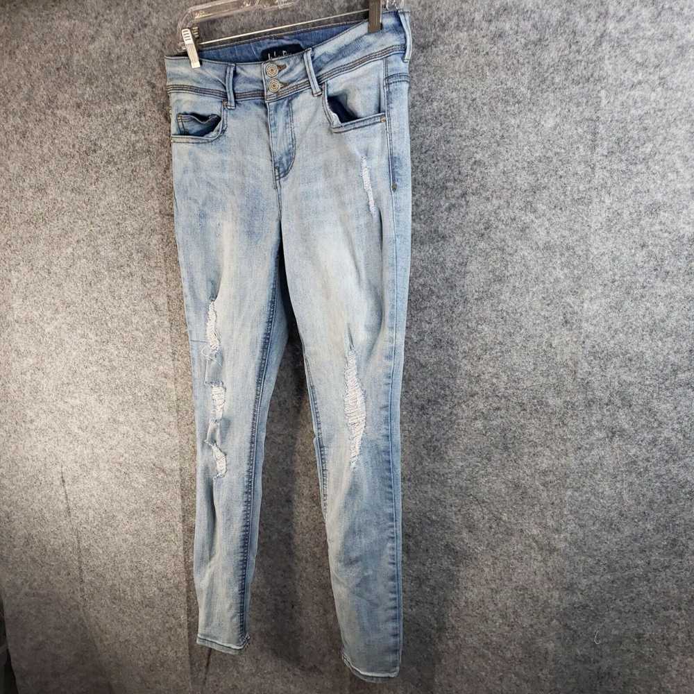 Vintage Indigo Rein Distressed Denim Blue Jeans J… - image 2
