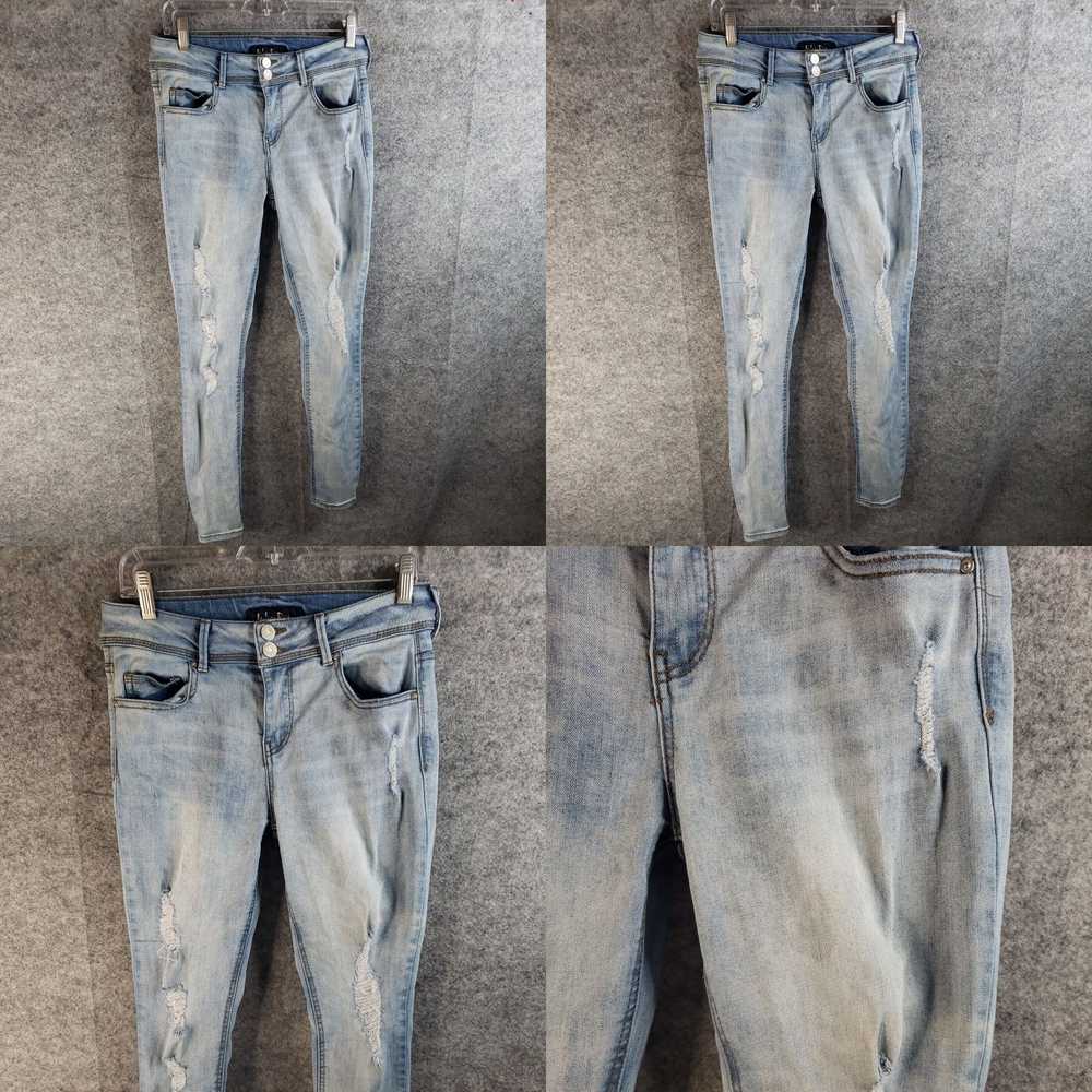 Vintage Indigo Rein Distressed Denim Blue Jeans J… - image 4