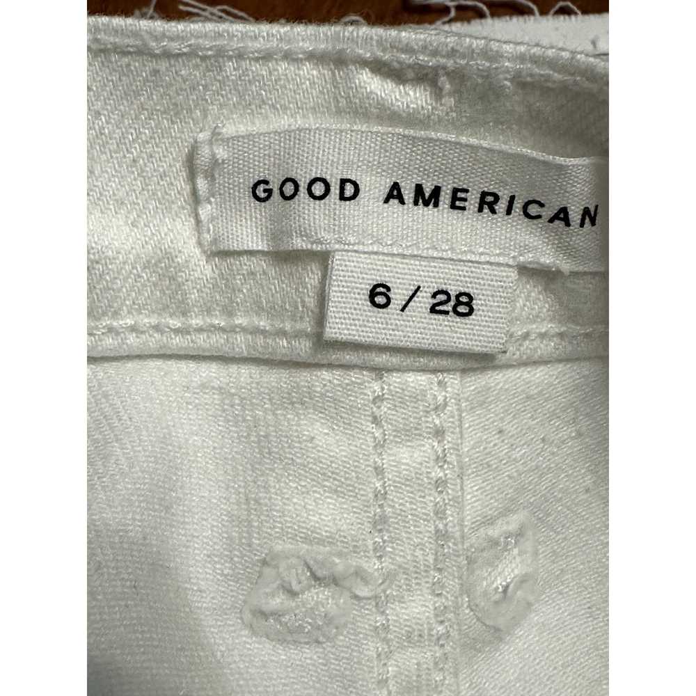 Good American Good American Womens White 90s Cut … - image 9