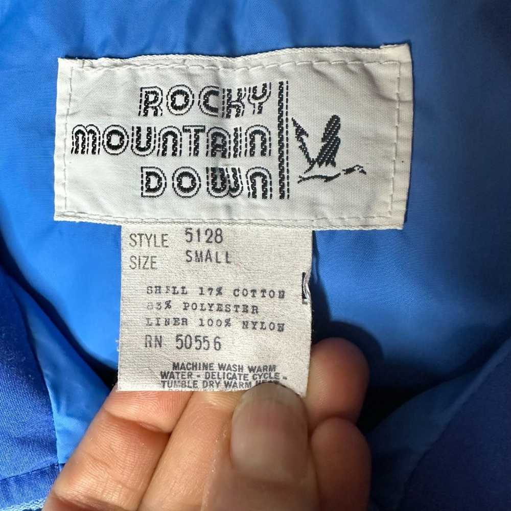 Rocky Mountain Down Vintage Goose Down Puffer Ves… - image 5