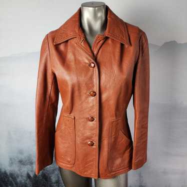 Vintage New England Sportswear Company Leather Jac