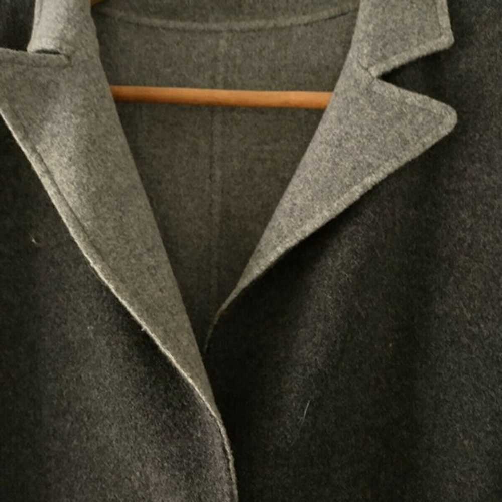 CoVtg. J.Jill Grey Doublecloth Wool blend Coat/Si… - image 2