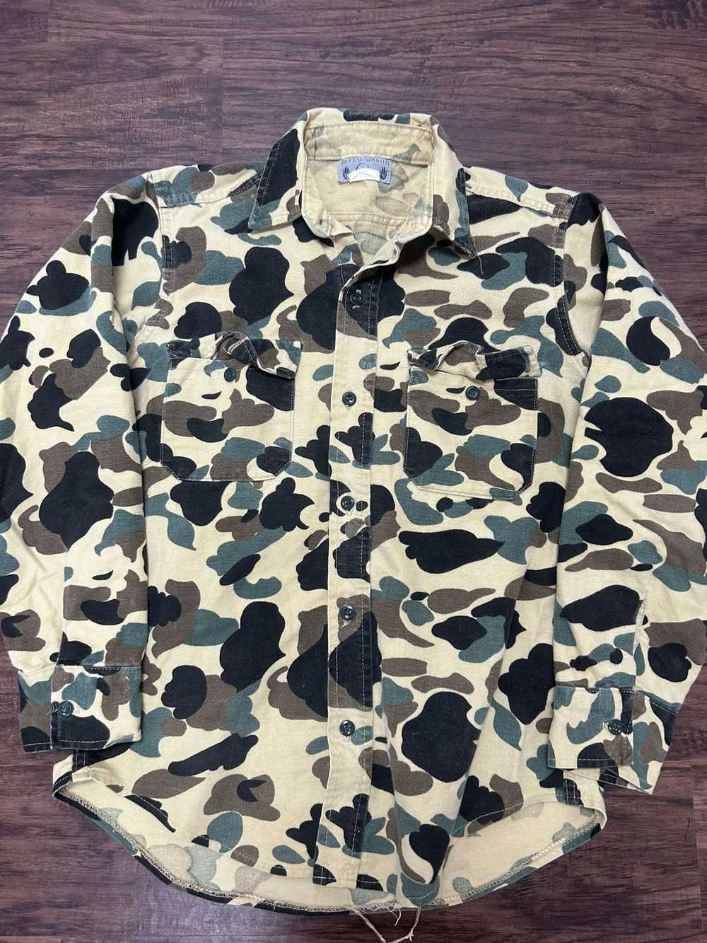 Camo × Vintage Ducks Unlimited 1980s duck camo bu… - image 1