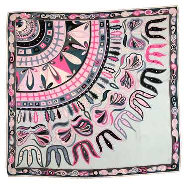 Emilio Pucci Vintage Multicoloured Silk Scarf