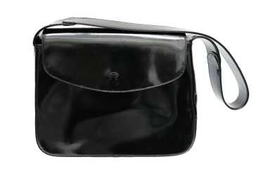 Anya Hindmarch Shoulder Bag in Black Patent Leath… - image 1